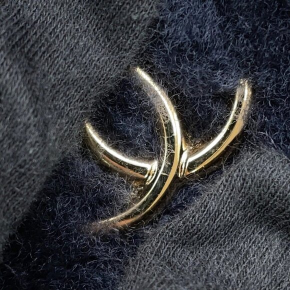 CHANEL Coco Neige Bowling Bag Size Large Shearling/Lambskin Navy AS5059 - Picture 12 of 13